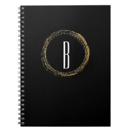 Gold Foil Sparkle Glamour Notebook Journal Notizblock