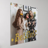 Gold Foil Stars & Heart Besties Foto Foliendrucke (Ablage )