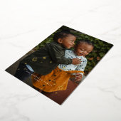 Gold Foil Stars Magische Weihnachten Folieneinladung (Gedreht)