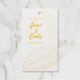 Gold Foil Tags Geschenkanhänger
