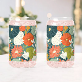 Gold Foil und ihre Hochzeitsweinbrille Dosenglas