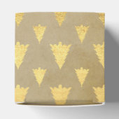 Gold Foil und Kraft Papier Rustikaler Weihnachtsba Geschenkschachtel (Oben)