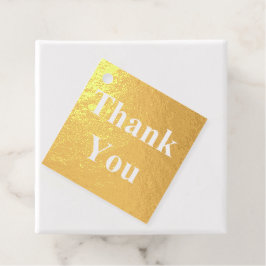 Gold Foil Vielen Dank für Ihr Hochzeitspaar Name h Geschenkanhänger