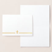 Gold Foil Vintag Elegante Lilie Card Folienkarte (Anzeige)