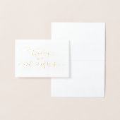 Gold Foil Wedding Vielen Dank, dass Sie die Matron Folienkarte (Anzeige)
