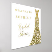 Gold Foil Willkommen im Brautparty von Foliendrucke (Ablage )