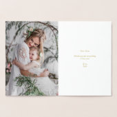 Gold Foil zuerst meine Mutter für immer mein Freun Folienkarte (Innenseite)