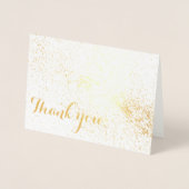 Gold Foiled Dankykarte Folienkarte (Vorderseite)