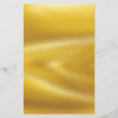 Gold Foliage Rustikales Blumenmenü (Rückseite)