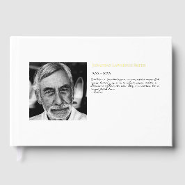 Gold-Folie Foto Zitat Feier der lebenslangen Beerd Gästebuch