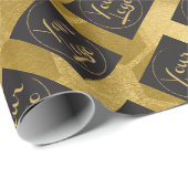 Gold-Folie für Ihr Werbepapier für Logos Geschenkpapier (Rolleneckpunkt)