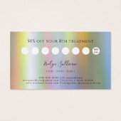 Gold-Folie-Imitate: irisierende Glitzer-Treuekarte (Rückseite)