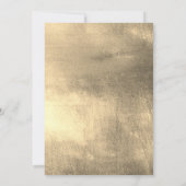 Gold-Folie Tierarzneimittel Abschluss Einladung (Rückseite)