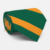 Gold Forest Stripe Krawatte (Gerollt)