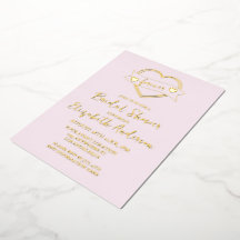 Gold Forever Hearts Bridal Shower