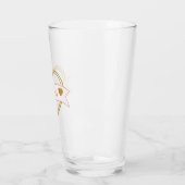 Gold Forever Hearts Bridal Shower Glas (Links)