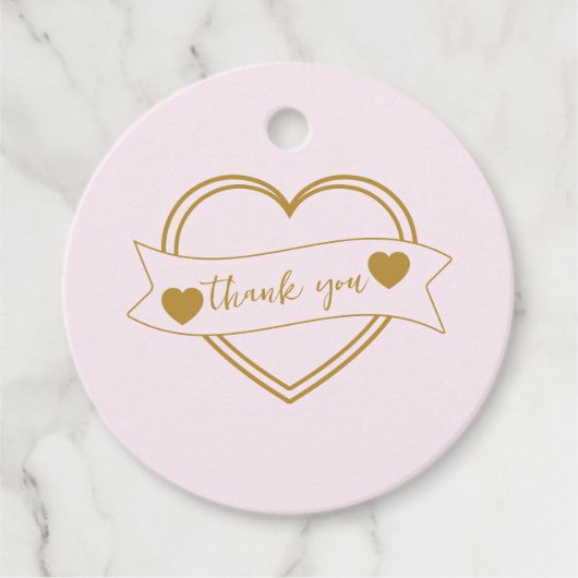 Gold Forever Hearts Junggesellinnen-Abschied Geschenkanhänger (Vorderseite)