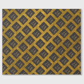 Gold-Fossil hinzufügen Umpackpapier für Ihr Firmen Geschenkpapier (Flach)