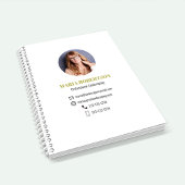 Gold Foto Beruflich Business QR-Code Notizblock