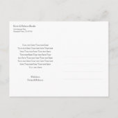 Gold Foto New Baby Boy Girl Geburtserklärung Postkarte (Rückseite)