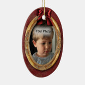 Gold Foto Rahmen Vintage Weihnachtsschmuck (Rechts)