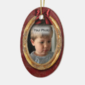 Gold Foto Rahmen Vintage Weihnachtsschmuck (Links)