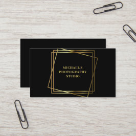 Gold Fotostudio Business Card Visitenkarte
