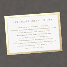 Gold Frame AfterCare für Lash Extensions Wellness-