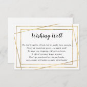 Gold Frame Brautparty oder Gute Karte wünschen (Vorne/Hinten)