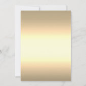 Gold Frame Burgundy Rose Black Quinceañera Einladung (Rückseite)