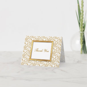 Gold Frame Custom Dankeschön Card Dankeskarte