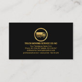 Gold-Frame-Sondertransporte Visitenkarte (Rückseite)