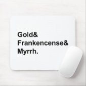 Gold Frankincense & Myrrh | Geschenke der Magi Mousepad (Mit Mouse)
