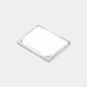 Gold-Friedensnotizen Post-it Klebezettel (angewinkelt)