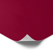 Gold Frills auf Burgund 29 Table Seating Chart Poster (Ecke)