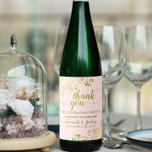 Gold Frills on Blush Pink Wedding Danke Chic