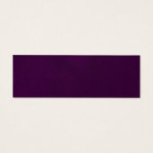 Gold Frills Plum Lila Wedding RSVP Online Card (Rückseite)