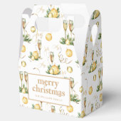 Gold Frohe Weihnachten Geschenkschachtel (Geöffnet)