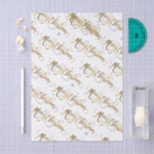 Gold Frohe Weihnachten Seidenpapier (Handwerk)