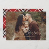 Gold Frohe Weihnachtskarte Einladung (Vorne/Hinten)