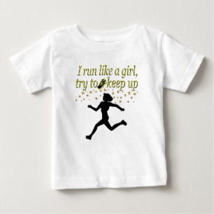GOLD FÜHRT WIE EIN CHAMPION TRACK UND FELDDESIGN A BABY T-SHIRT