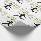 GOLD FÜHRT WIE EIN CHAMPION TRACK UND FELDDESIGN A GESCHENKPAPIER (Ecke)