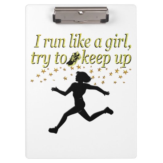 GOLD FÜHRT WIE EIN CHAMPION TRACK UND FELDDESIGN A KLEMMBRETT (Vorderseite)