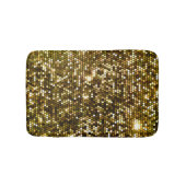 Gold funkeln: glänzender Hintergrund. Badematte (Vorderseite)