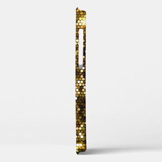 Gold funkeln: glänzender Hintergrund. Case-Mate iPhone Hülle (Rückseite / Links)