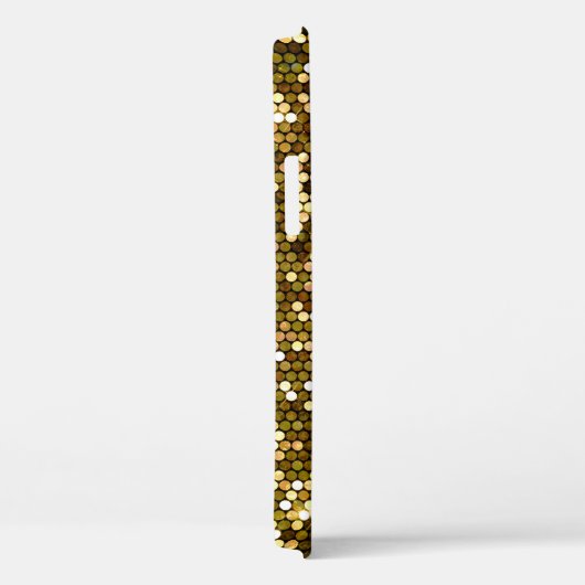 Gold funkeln: glänzender Hintergrund. Case-Mate iPhone Hülle (Rückseite / Rechts)