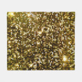 Gold funkeln: glänzender Hintergrund. Fleecedecke (Vorderseite (Horizontal))