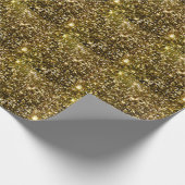 Gold funkeln: glänzender Hintergrund. Geschenkpapier (Ecke)