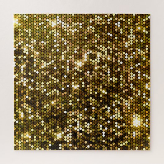 Gold funkeln: glänzender Hintergrund. Puzzle (Vertikal)