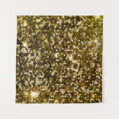Gold funkeln: glänzender Hintergrund. Wandteppich (Vorderseite (Horizontal))